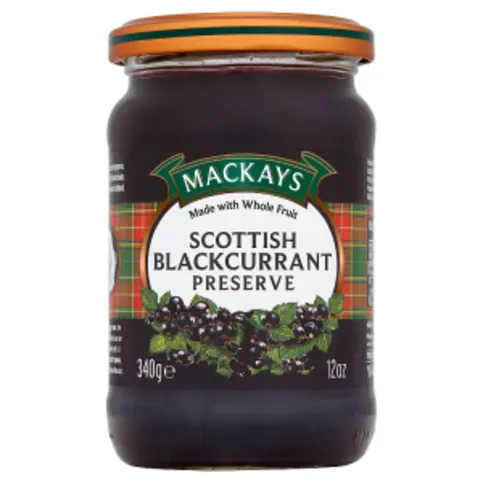 Mackays Scottish Blackcurrant Preserve 340g