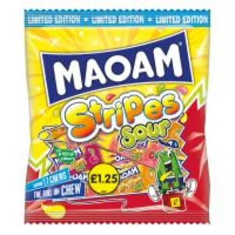Haribo Maoam Sour Stripes 140g