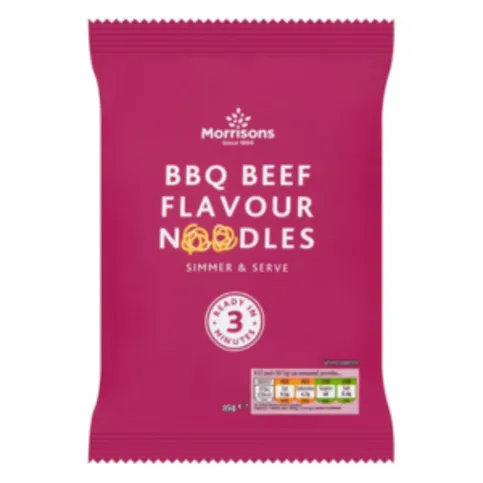 Morrisons Bbq Beef Flavour Instant Noodles 85g