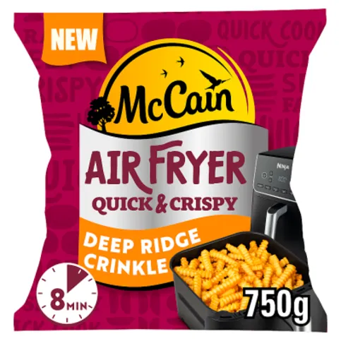 McCain Air Fryer Deep Ridge Crinkle 750g