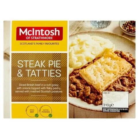 McIntosh Steak Pie & Tatties 310g