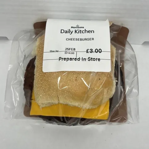 Hot Double Cheeseburger -Available between 11am-3pm