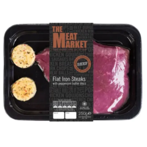 Meat Market Flat Iron Steaks 250g