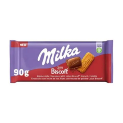 Milka Biscoff Chocolate Bar 90g