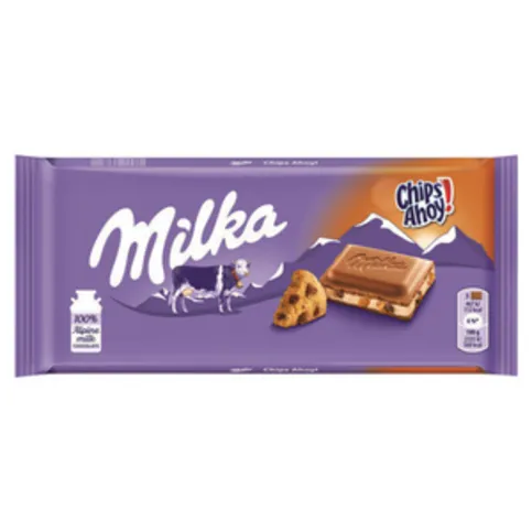Milka Chips Ahoy Chocolate Bar 100g