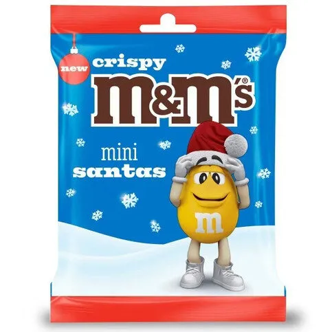 M&M's Crispy Mini Santas 55g