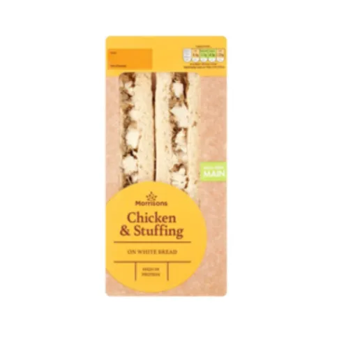 Morrisons Chicken and Stuffing Sandwich