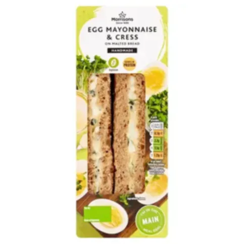 Morrisons Egg Mayo & Cress Sandwich 212g
