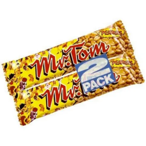 Mr Tom Peanut Crunch Bars 2 Pack 2 x 40g