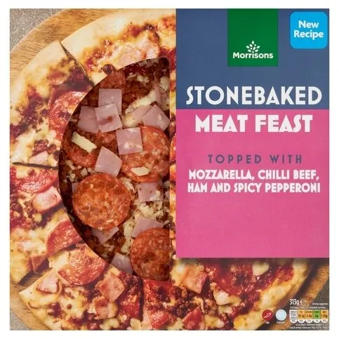 M Stonebaked Pizza Meat Feast 313g