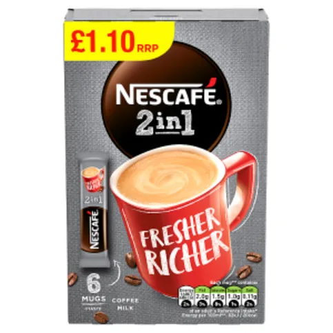 Nescafé 2 in 1 6 x 10g (60g)