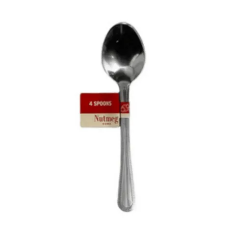 Nutmeg Home Essentials Spoons 4pack