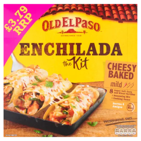 O.E.PASO ENCHILADA DINNER KIT PM£3.79 663G