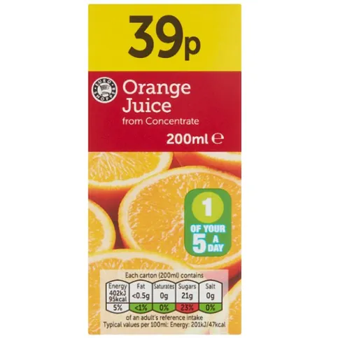Orange Juice 200ml