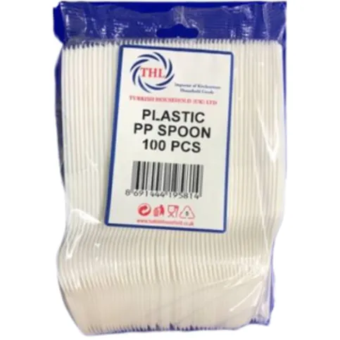 Plastic Spoons 100 Pack