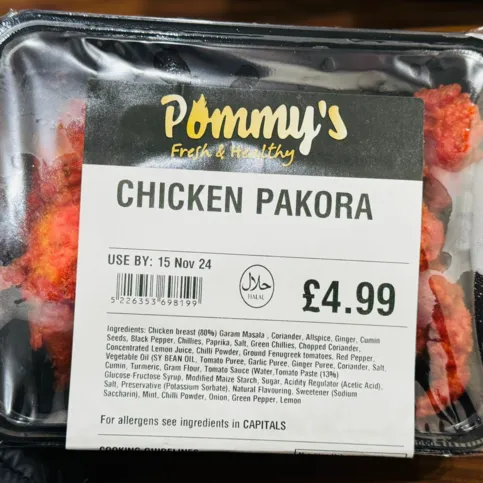 Pommy's Chicken Pakoras