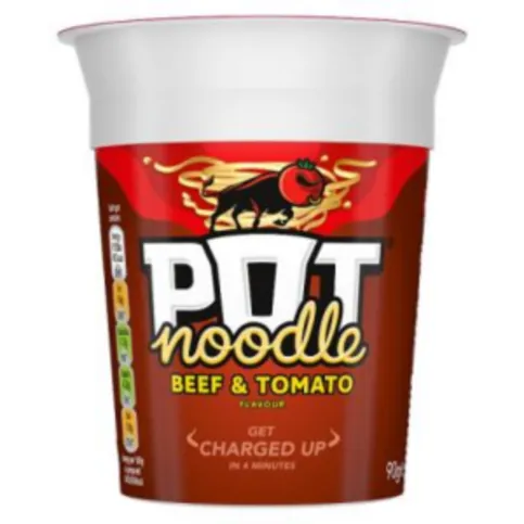 Pot Noodle  Standard Pot Beef & Tomato 90 g