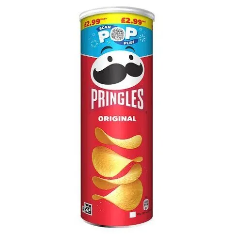 PRINGLES ORIGINAL PM£2.99 165G