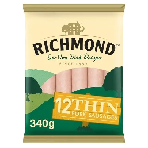Richmond Irish Thin Sausages 340g