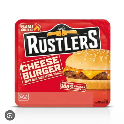 Rustlers Classic Cheese Burger 