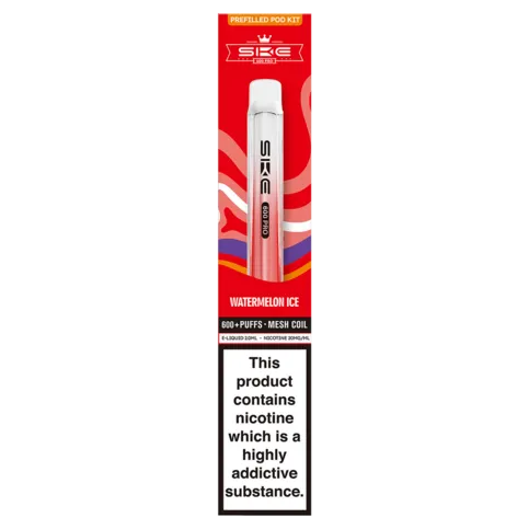 SKE Crystal Bar 600 Prefilled Vape Kit Watermelon Ice