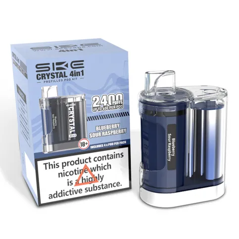 Crystal 600PUFF Blueberry Sour Raspberry Pod