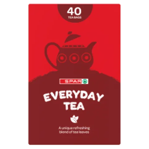 SPAR 40 Tea Bags 125g