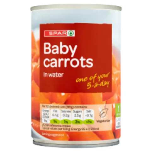 SPAR BABY CARROTS 300G