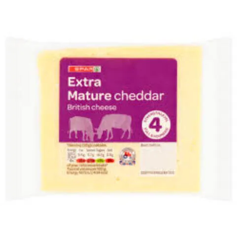 SPAR extra mature white cheddar cheese 200g