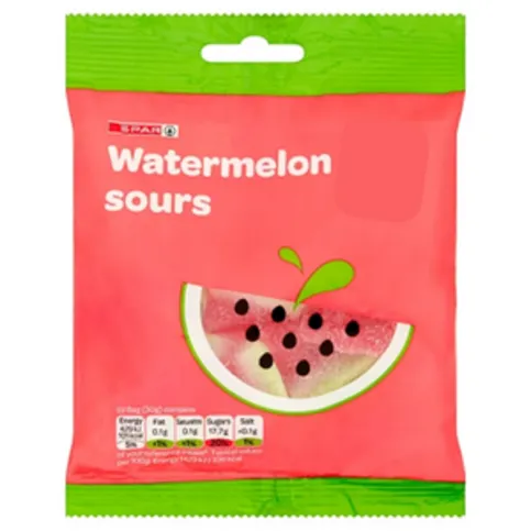 Spar Watermelon Sours 60g