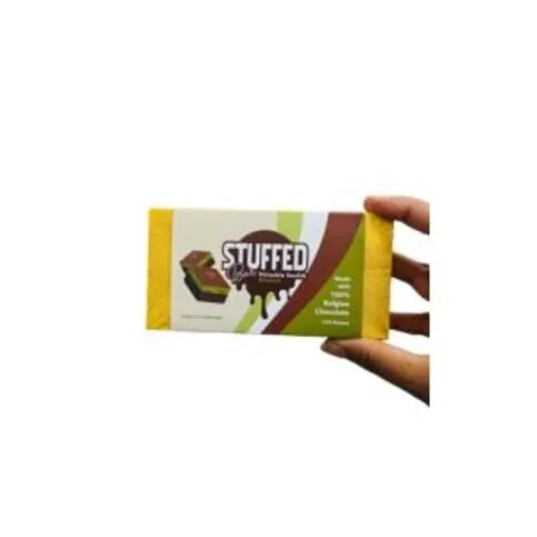 Stuffed Dubai Chocolate Bar Brownie