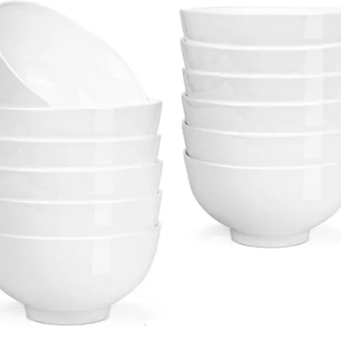 Table Fun White Bowls 12Pack