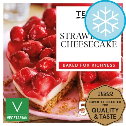 Tesco Strawberry Cheesecakes 500g