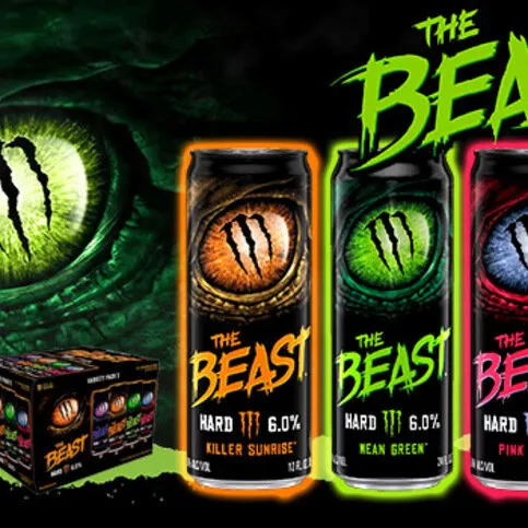 Monster The Beast Unleashed Peach Perfect 355ml