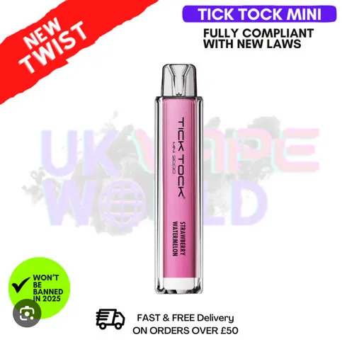 Tick Tock Strawberry Watermelon 2000 puffs