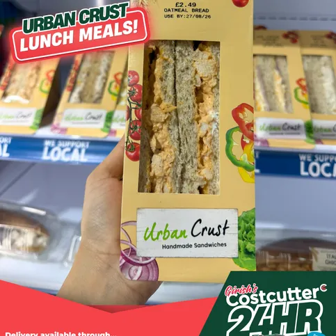 Urban Crust Egg and Ham Sandwich