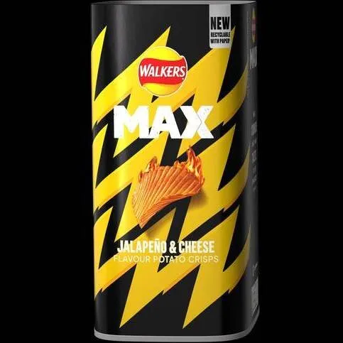 Walkers Max Jalapeno & Cheese Tub 125g