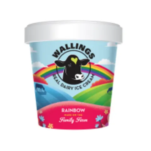 Wallings Dairy Ice Cream Rainbow 500ml