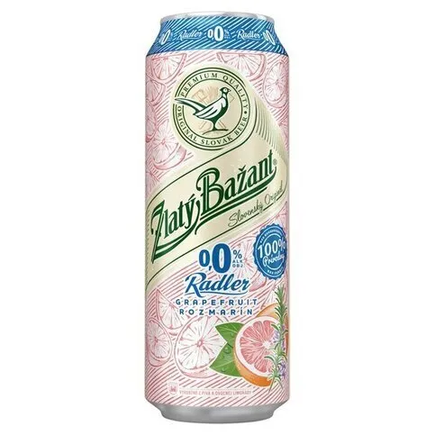 Zlaty Bazant Radler Grapefruit Rozmarin 500ml