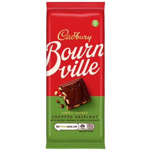 Cadbury Bournville Hazelnut Chocolate Bar 100g