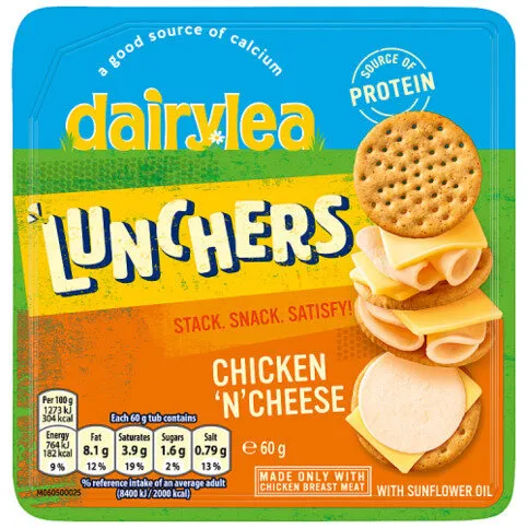 Dairylea Lunchers Chicken 'N' Cheese Cheese Snack 60g