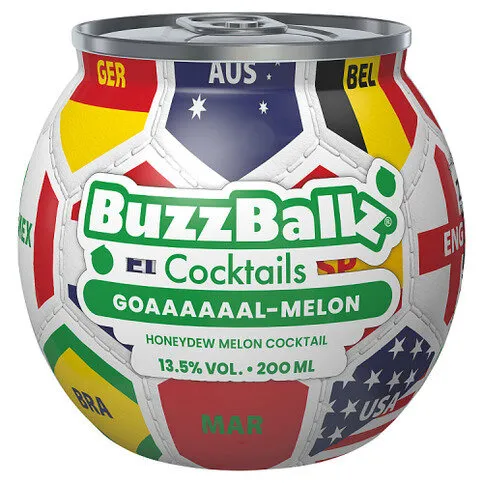 BuzzBallz Cocktails Goaaaaal-Melon 200ml