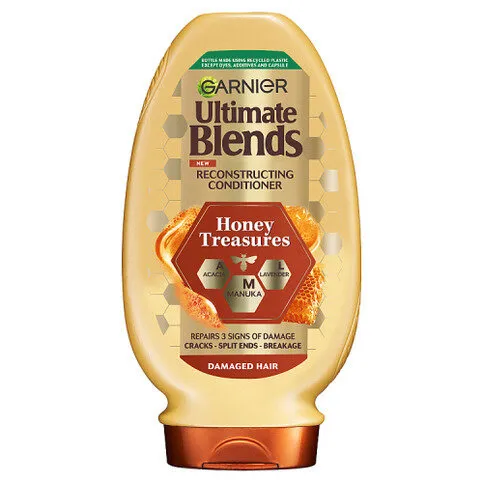 Garnier Ultimate Blends Honey Treasures Conditioner AML Acacia + Lavender + Manuka, 400ml