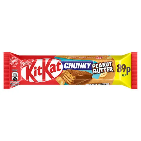 KitKat Chunky Peanut Butter Bar PM89p 42g