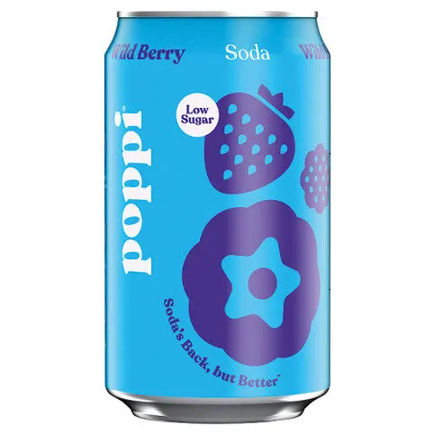 Poppi Wild Berry Soda 330ml