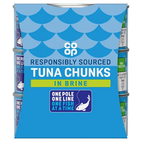Co-op Tuna Chunks in Brine 3 x 145g