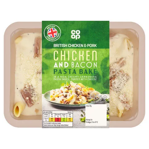 Co-op Chicken & Bacon Pasta Bake 400g