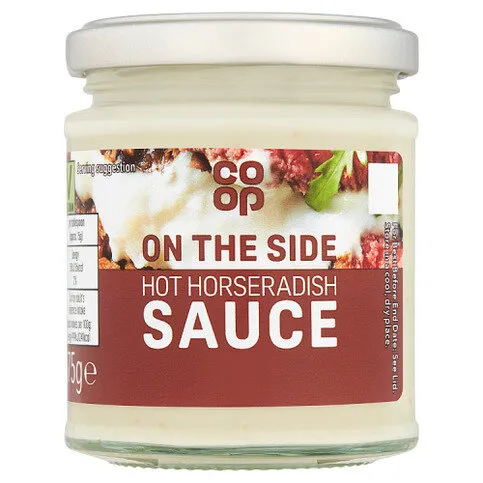 Co-op On the Side Hot Horseradish Sauce 175g