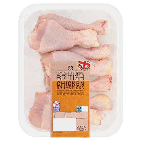 Co-op Space to Thrive British Chicken Drumsticks 750g