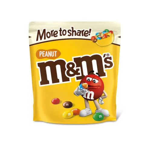 M&M's Peanut Chocolate More to Share Pouch Bag 200g
